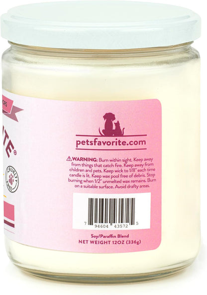 Pet Odor Candle, Clean Burning, Long Lasting Scented Candles with a Cotton Wick. (Very Berry, Pack of 1)