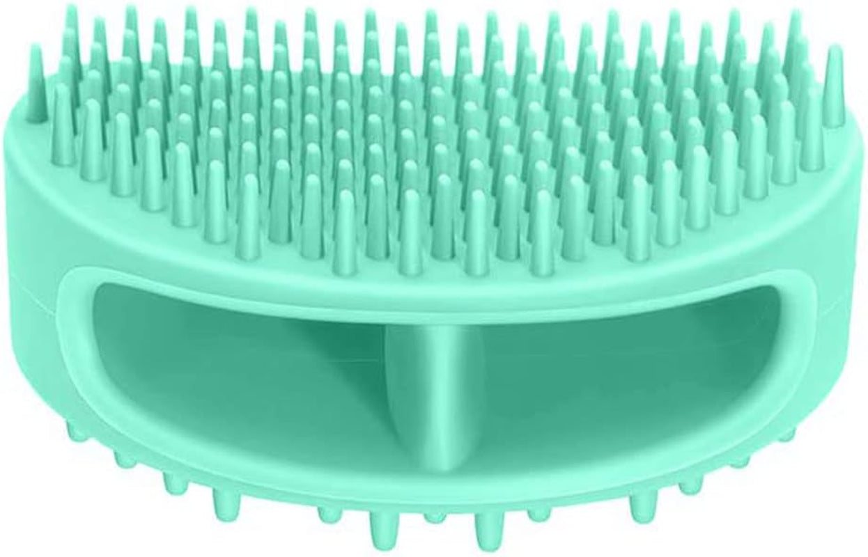 Dog Brush & Cat Brush, Soft Silicone Dog & Cat Grooming Brush, Pet Bath & Massage Brush for Cats and Dogs with Short or Long Hair, Cat Slicker Shedding Hair Brush Teal
